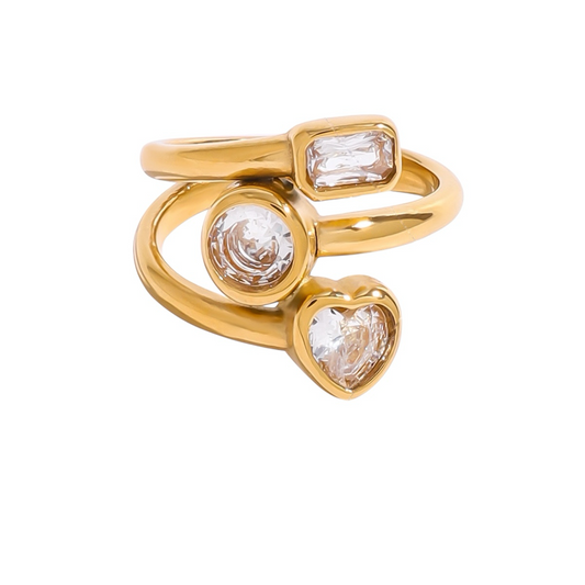 Trío de amor Ring