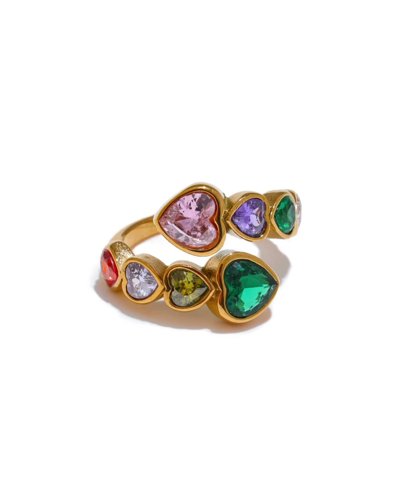 Colorful Heart Ring