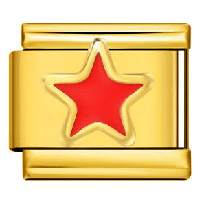 Red Star Charm