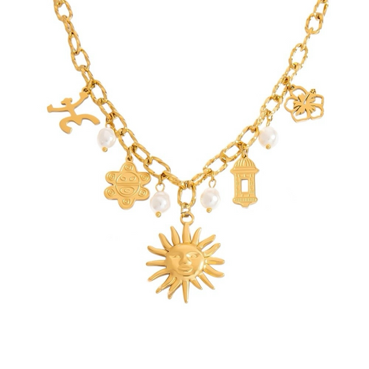 Puerto Rico Charm Necklace