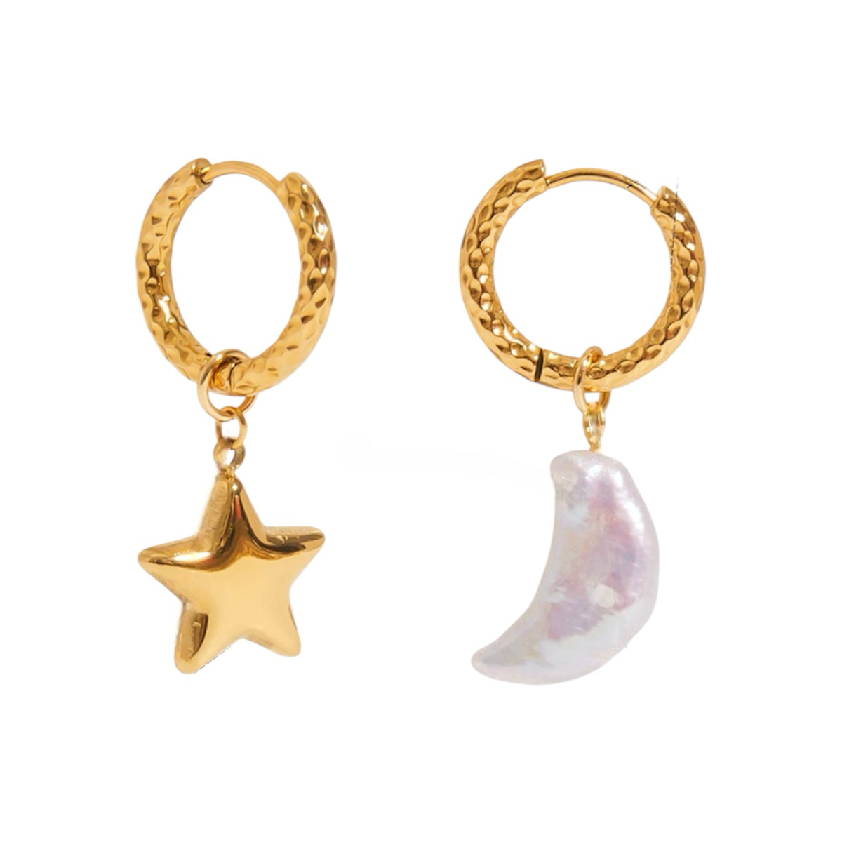 Moon & Star Earring