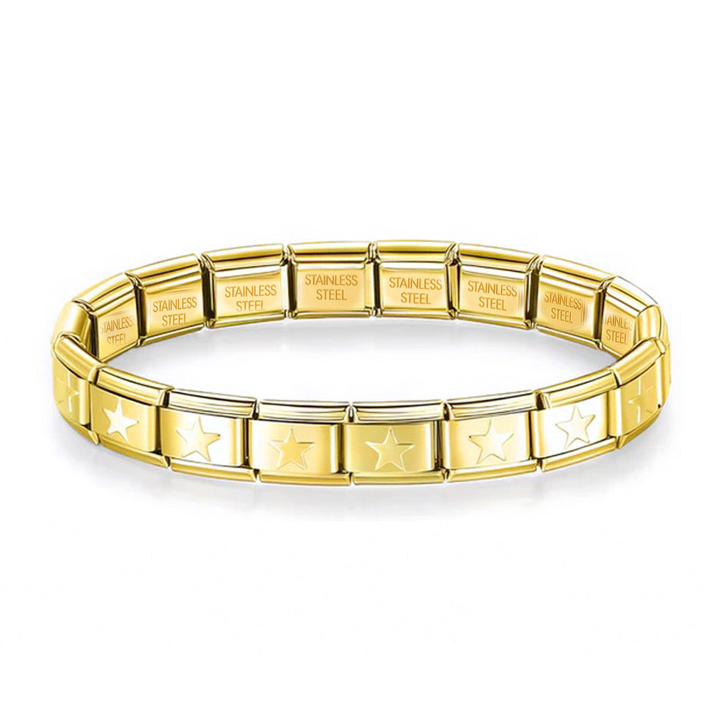 Star Italian Charm Bracelet