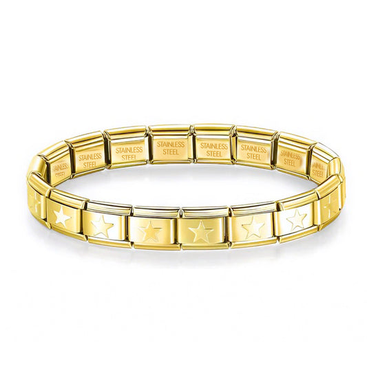 Star Italian Charm Bracelet