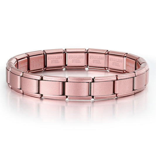 Pink Italian Charm Bracelet