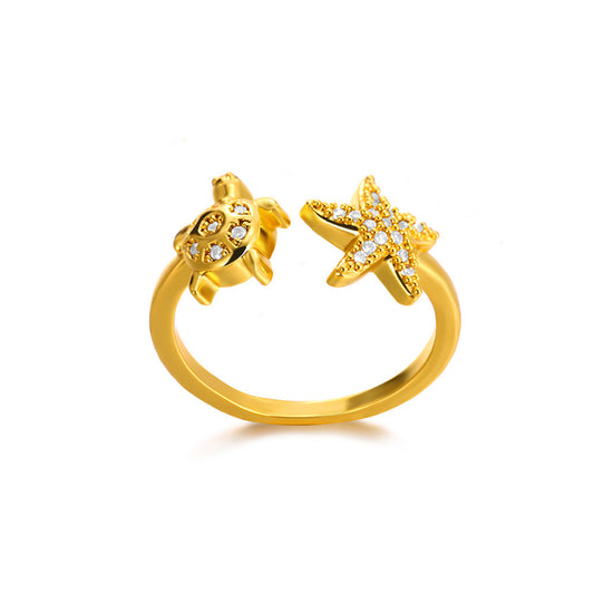 Ocean Gold Ring