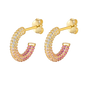 Golden Kiss Earring